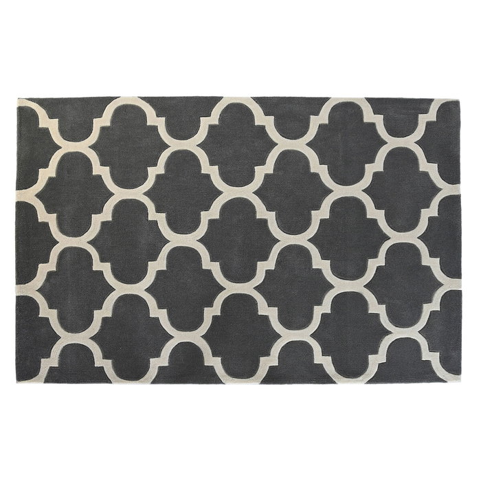 Tapis DKD Home Decor Gris Polyester 120 x 180 x 2 cm Ethnique Tapis DKD Home Decor Gris Polyester 120 x 180 x 2 cm Ethnique