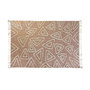 Tapis DKD Home Decor Rose Terre cuite Blanc Frange Urbaine (160 x 230 x 1 cm)