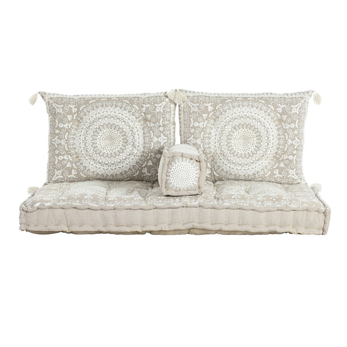 Chaise de jardin DKD Home Decor Beige 155 x 76 x 65 cm