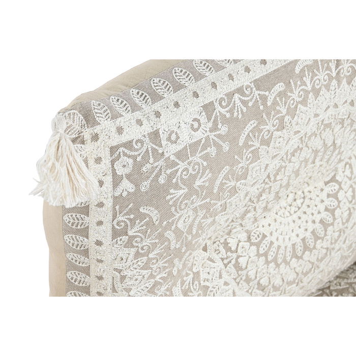 Fauteuil DKD Home Decor Blanc Beige 90 x 56 x 15 cm Fauteuil DKD Home Decor Blanc Beige 90 x 56 x 15 cm