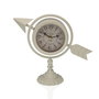 Horloge de table Versa Blanc Flèche pleine