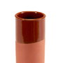LA DEHESA Verre Tube en Terre Cuite 330ml, Miel, Lot de 12