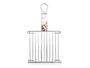La Dehesa Grille Double Zinc 30x30 cm avec Pieds et Poignée (Set de 5)