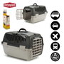 STEFANPLAST Transportin en plastique gris anthracite et gris clair