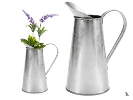 IBERGARDEN Jarra Lechera Zinc Plata
