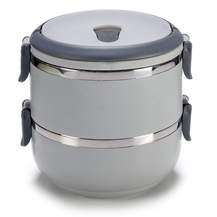 KINVARA Boîte à pain double 1500 ml - Assortiment de 3 couleurs