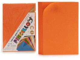 PINCELLO Jeu de 10 feuilles de mousse EVA orange 20x30cm