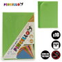 Pincello Lot de 10 Feuilles de Mousse EVA Verte 20x30 cm (Set de 24)