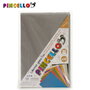 Pincello Lot de 10 Feuilles Gommées EVA Grises 20x30 cm (Set de 24)