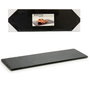 Kinvara Plateau Ardoise Apéritif 50x15 cm - Noir (Set de 12)