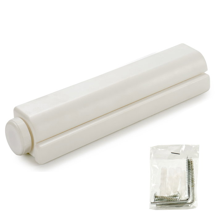 Arte Regal Tendedero extensible 18 mètres 5 cordes blanc plastique et nylon 34,5x6,5x6 cm ouvert 360 cm (Set de 12)