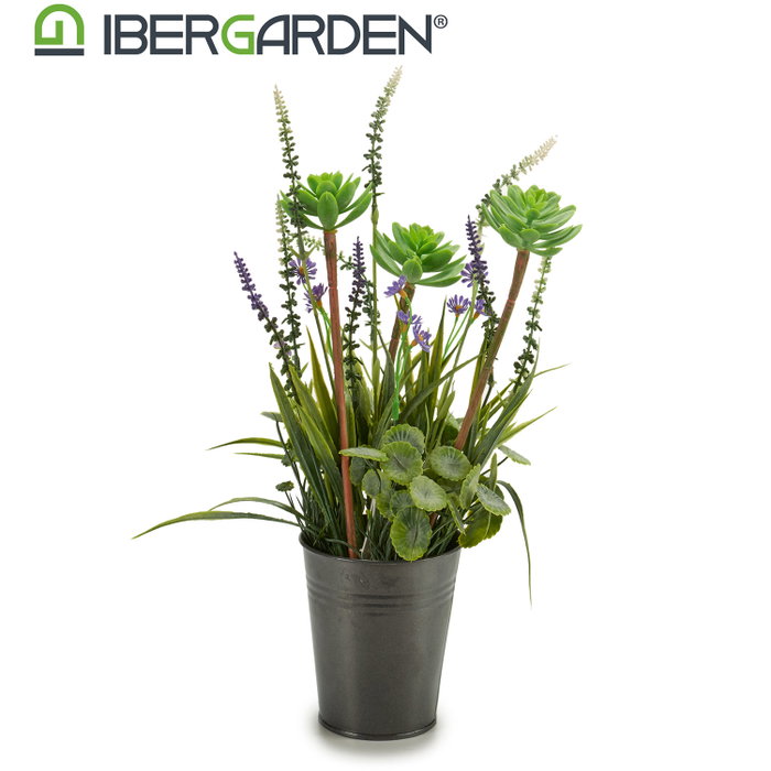 Ibergarden Pot Métal Lavande Modèles Assortis 13x40x13cm Plastique/Métal Violet Blanc Vert (Set de 12) Ibergarden Pot Métal Lavande Modèles Assortis 13x40x13cm Plastique/Métal Violet Blanc Vert (Set de 12)