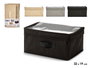 KIPIT Boîte de rangement pliable TNT 32x19x15 cm, lot de 36, couleurs assorties