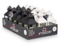 GIFTDECOR Lot de 15 Lanternes LED Style Bougie en Plastique, Blanc et Noir