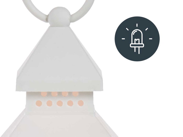 GIFTDECOR Lot de 15 Lanternes LED Style Bougie en Plastique, Blanc et Noir GIFTDECOR Lot de 15 Lanternes LED Style Bougie en Plastique, Blanc et Noir