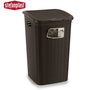 Stefanplast Pongotodo Elegance 50L Boîte de Rangement Plastique Marron Chocolat 36,5x54,5x38cm (Set de 6)
