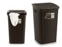 Stefanplast Pongotodo Elegance 50L Boîte de Rangement Plastique Marron Chocolat 36,5x54,5x38cm (Set de 6)