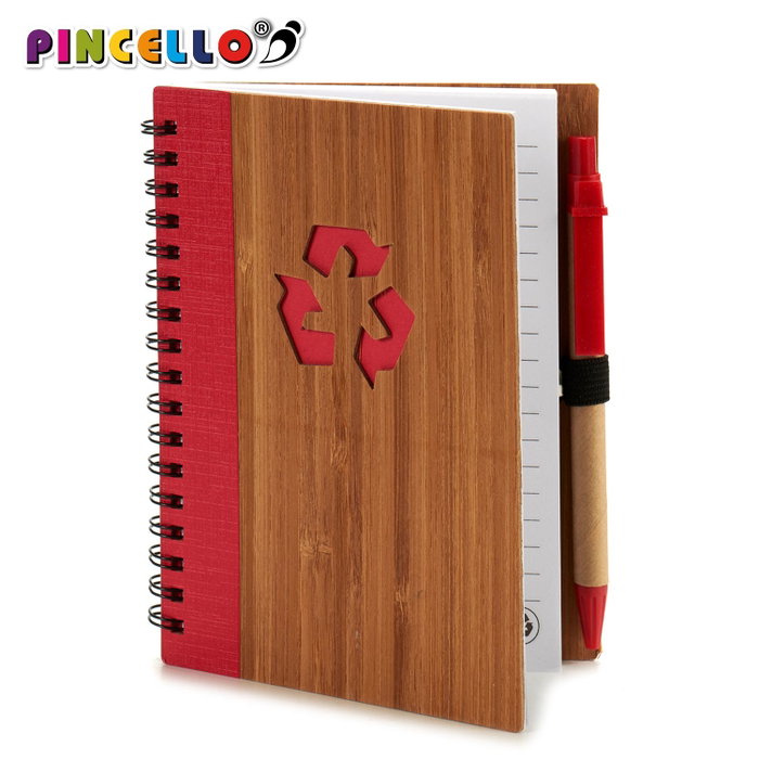 Pincello Carnet Bambou Recyclé avec Stylo 12x16 cm Assortis (Set de 24) Pincello Carnet Bambou Recyclé avec Stylo 12x16 cm Assortis (Set de 24)