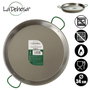 La Dehesa Paellera Acier Poli 34 cm 6 Rations avec 2 Poignées (Set de 6)