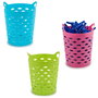 ARTE REGAL Cesta Plastique Ronde Multiusages Assortiment de 48 pièces