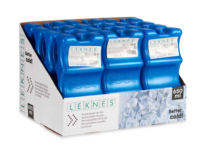 LEKNES Accumulateur de froid botes 650ml, Bleu