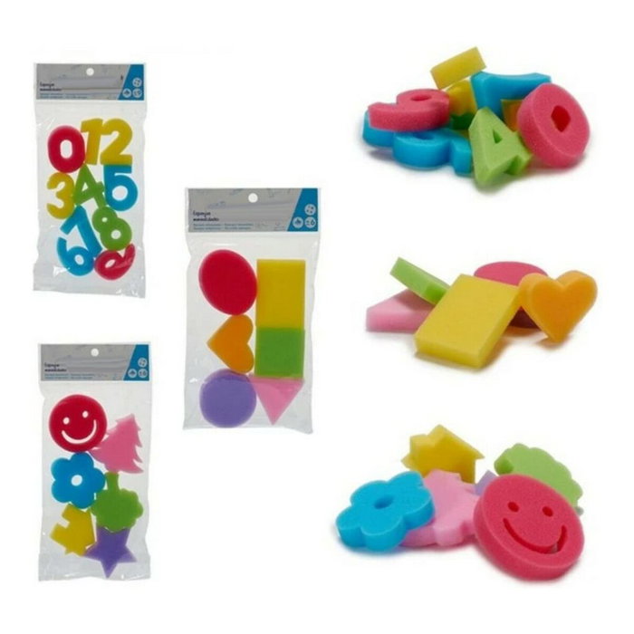 PINCELLO Jeu d'éponges assorti pour loisirs créatifs, 36 pièces