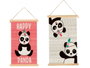 GIFTDECOR Tableau sur toile LIENZO PERGAMINO PANDA SUR2 33X54CM