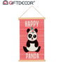 GIFTDECOR Tableau sur toile LIENZO PERGAMINO PANDA SUR2 33X54CM
