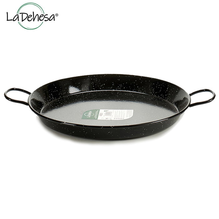 La Dehesa Paellera émaillée 80 cm - 40 portions Acier émaillé Noir