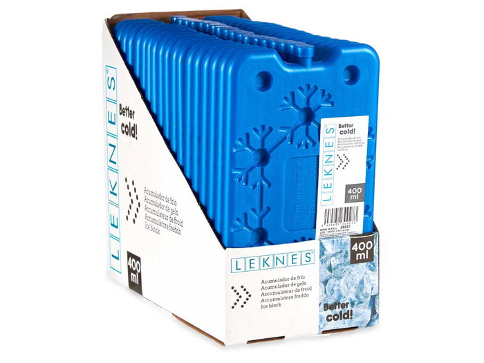 LEKNES Accumulateur froid 400ml Bleu
