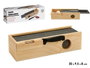 Arte Regal Boîte en Bois pour Charcuterie avec Ardoise et Couteau 30 x 9.5 x 8 cm (Set de 12)