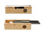 Arte Regal Boîte en Bois pour Charcuterie avec Ardoise et Couteau 30 x 9.5 x 8 cm (Set de 12)