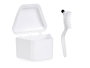 Berilo Porte-dentier avec Brosse 17x17,5x6,5 cm Plastique Blanc (Set de 36)