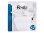 Berilo Porte-dentier avec Brosse 17x17,5x6,5 cm Plastique Blanc (Set de 36)