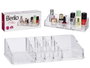 Berilo Organisateur 11 grands compartiments latéraux transparent 22x5x9 cm Plastique (Set de 12)