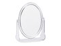 Berilo Miroir en Métacrylate Ovale avec Support Transparent 18x20x4 cm (Set de 12)