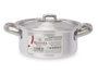 Kinvara Casserole Aluminium 14 cm 1 L - Argent, Compatible Gaz Four et Lave-vaisselle (Set de 10)