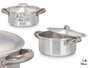 Kinvara Casserole Aluminium 16 cm 1,5 L Argentée (Set de 10)