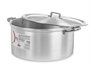 Kinvara Casserole en Aluminium 36 cm 18 L Argentée (Set de 3)