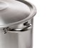 Kinvara Olla en Aluminium 40 cm 40 L avec Couvercle, Argent, pour Gaz, Four et Lave-vaisselle (Set de 2)