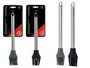 Kinvara Pinceau de cuisine acier inoxydable et silicone, assorti, 1,5x32x10 cm (Set de 36)
