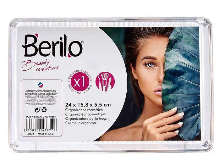 BERILO Bandeja Organizadora Multiusos 24x15,8cm