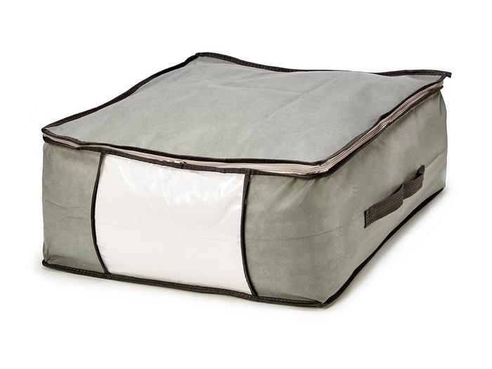 KIPIT Boîte de rangement vêtements Gris 45x45x20cm
