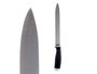 Kinvara Couteau moyen acier inoxydable avec manche plastique 33 x 2 x 3,5 cm Argent et Noir (Set de 24)