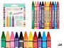 Pincello Lot de 24 crayons de cire synthétique, couleurs assorties, 10x11x1.5 cm (Set de 72)
