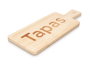 KINVARA Planche rectangulaire en bambou et ardoise pour tapas