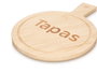 Kinvara Table Ronde Bambou et Ardoise Découpage Tapas 14 x 1 x 19 cm (Set de 48)