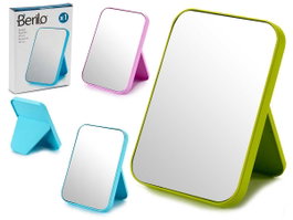 BERILO Lot de 36 petits miroirs en plastique assortis de 3 couleurs