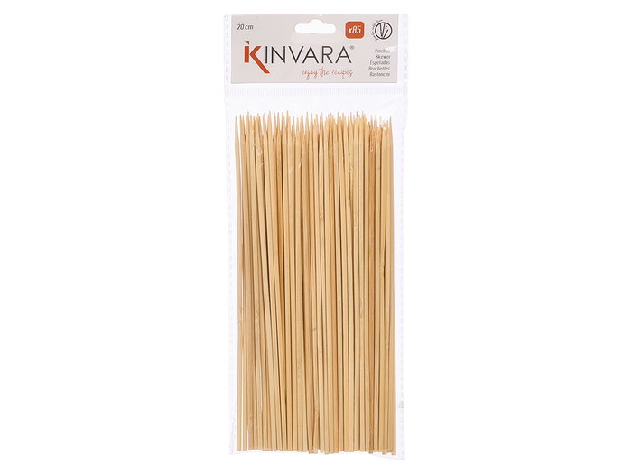Kinvara Lot de 85 Piques en Bambou 20 cm Marron (Set de 96) Kinvara Lot de 85 Piques en Bambou 20 cm Marron (Set de 96)