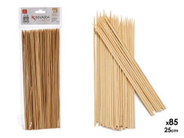 Kinvara Lot de 85 Brochettes en Bambou 25 cm (Set de 48)
